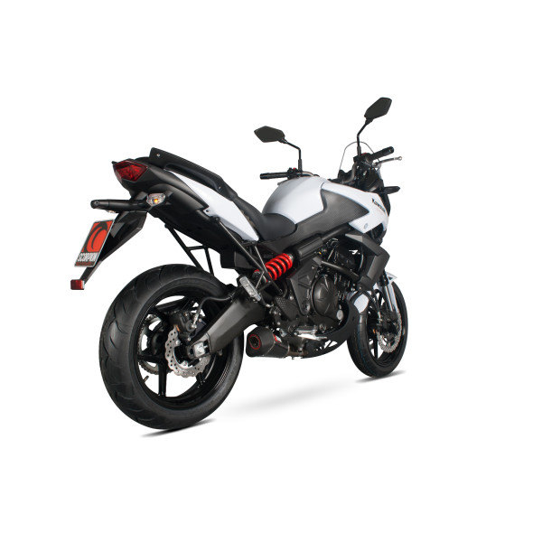 Scorpion Exhaust Kawasaki Versys 650 2007 - 2014 Serket Taper Slip-on Carbon Fibre Sleeve